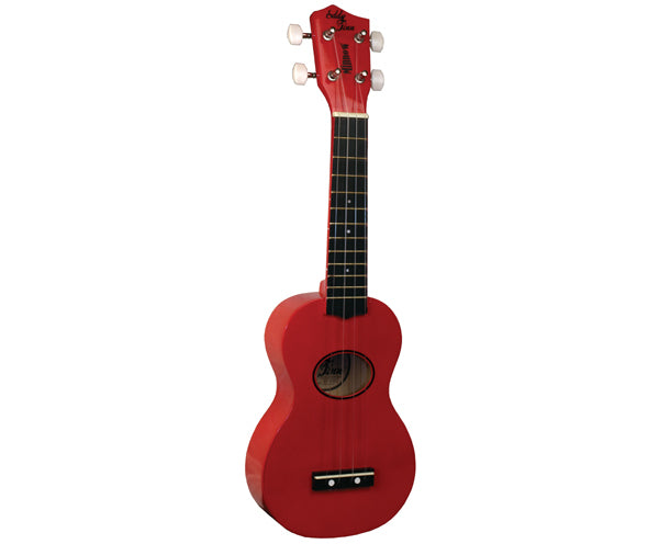 Eddy Finn Soprano Uke - Minnow with Gig Bag-Red