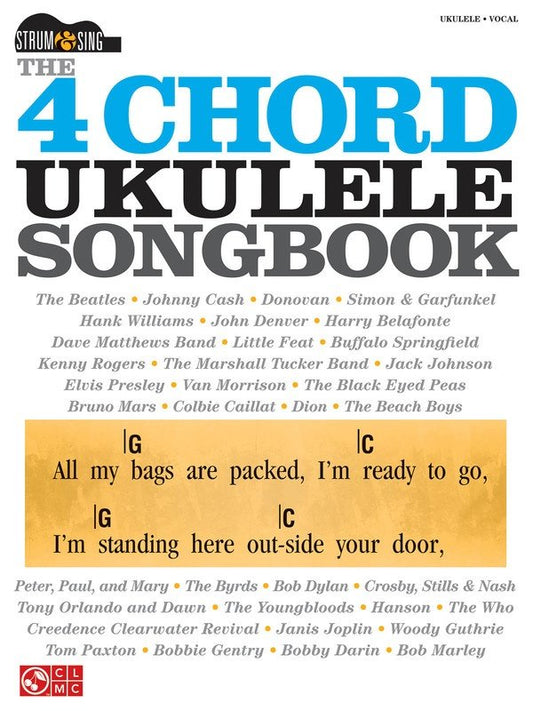 4 Chord Ukulele Songbook — Strum & Sing (Cherry Lane Music)