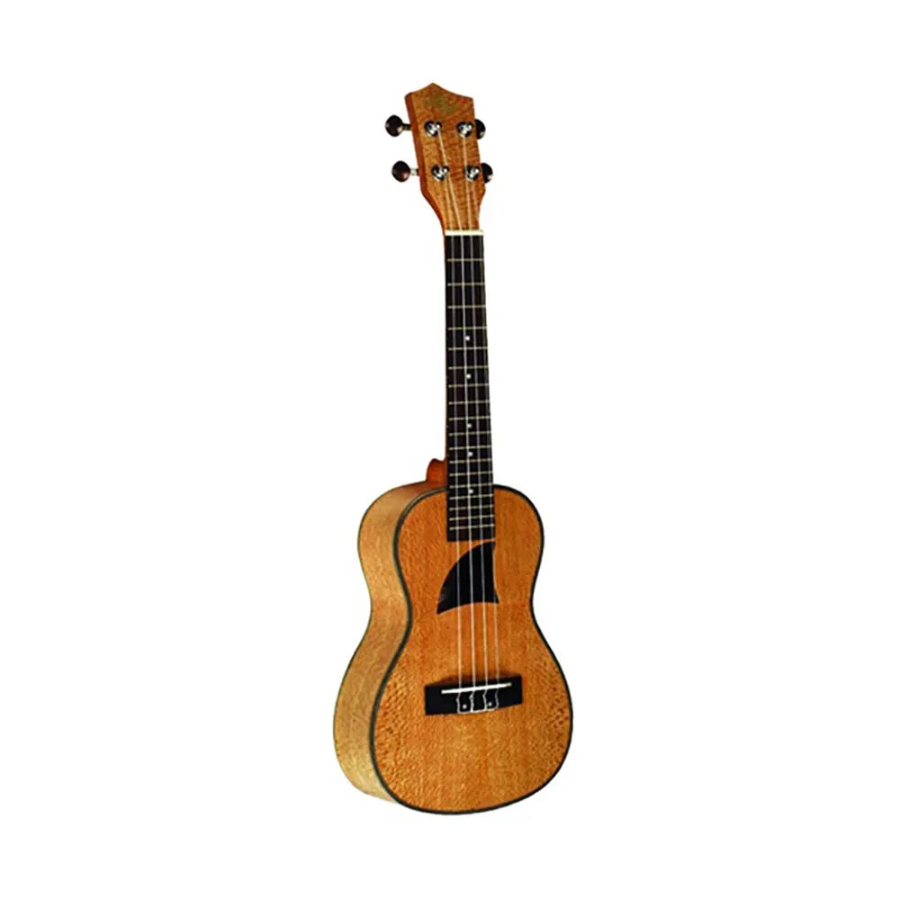 Eddy Finn EF-16 Concert Ukulele - Lacewood, High Gloss Finish, Rosewood Fretboard, Mahogany Neck, Aquila Strings