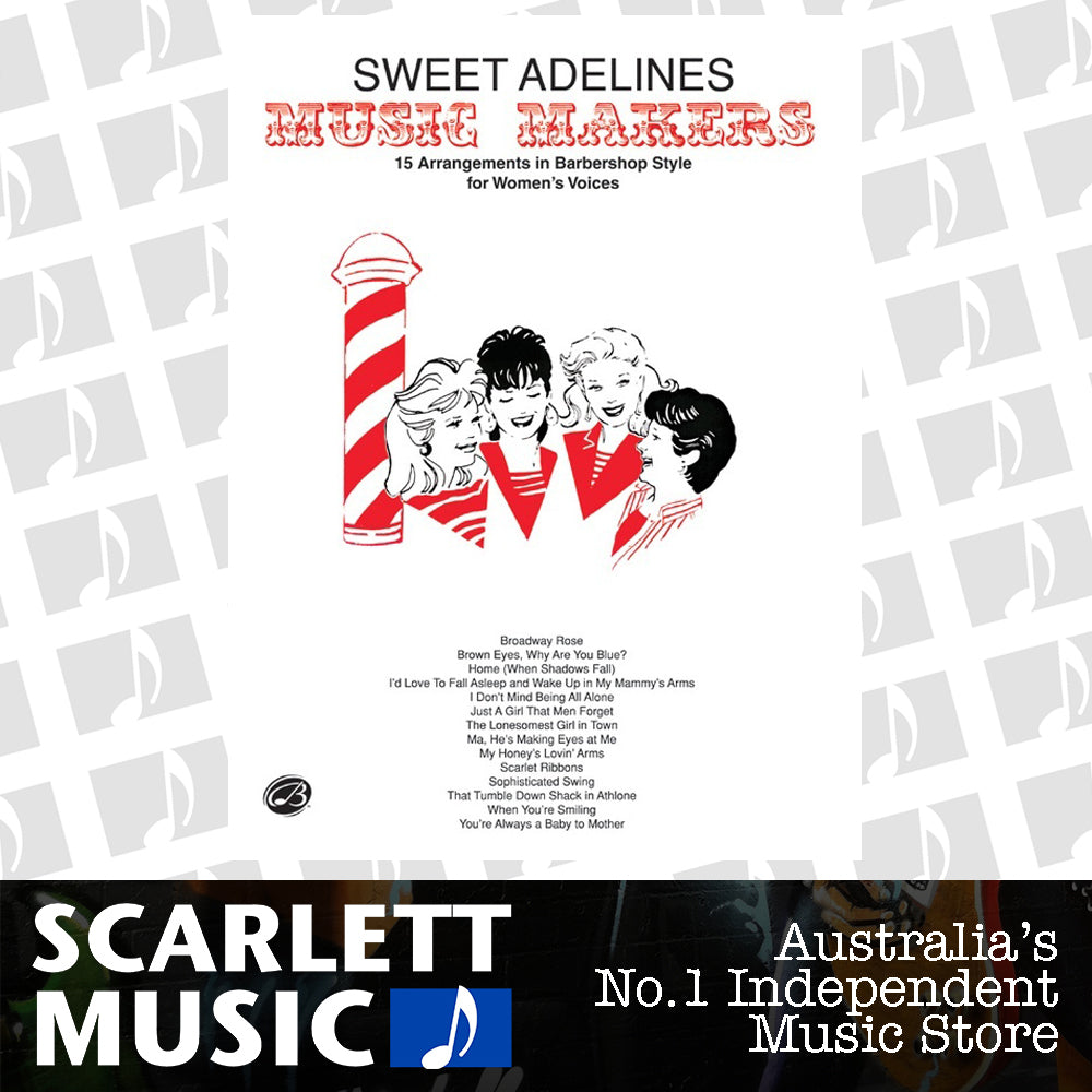 Sweet Adelines Music Makers SSAA Barbershop Choral Sheet Music — view 2