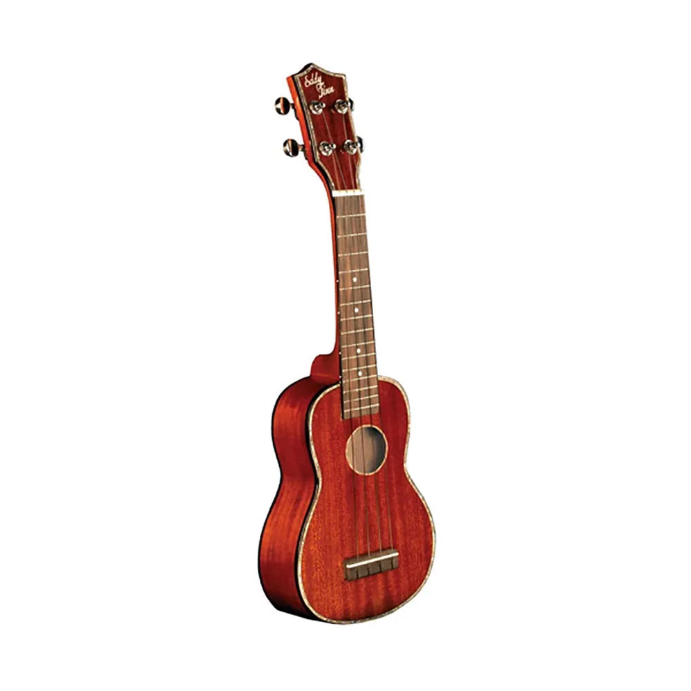 Eddy Finn Concert Ukulele - Solid Mahogany Gloss Finish with Abalone Binding, Model EFTS-20