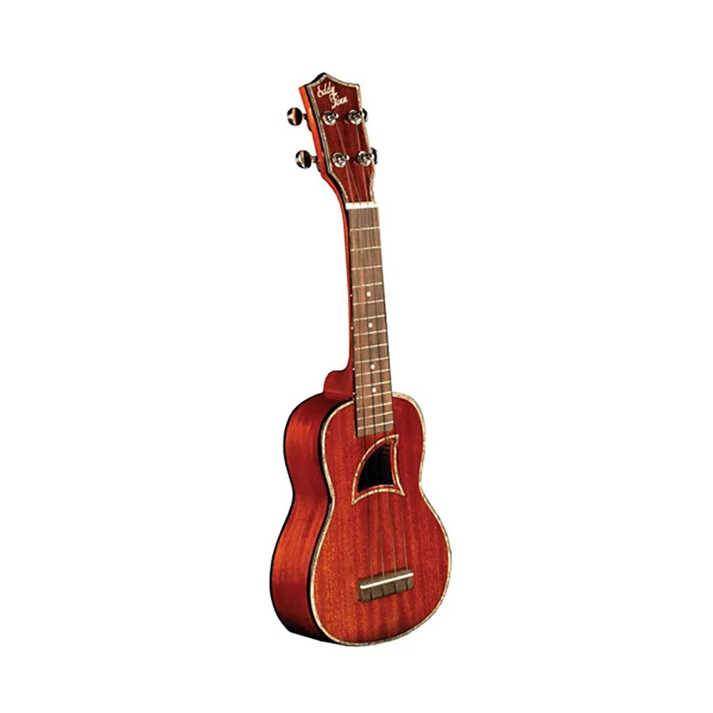 Eddy Finn EF-20 Soprano Ukulele - Solid Mahogany Gloss Finish with Abalone Binding