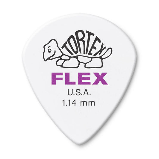 12 x Jim Dunlop Tortex Jazz III XL FLEX 1.14MM Gauge Guitar Picks 466R114