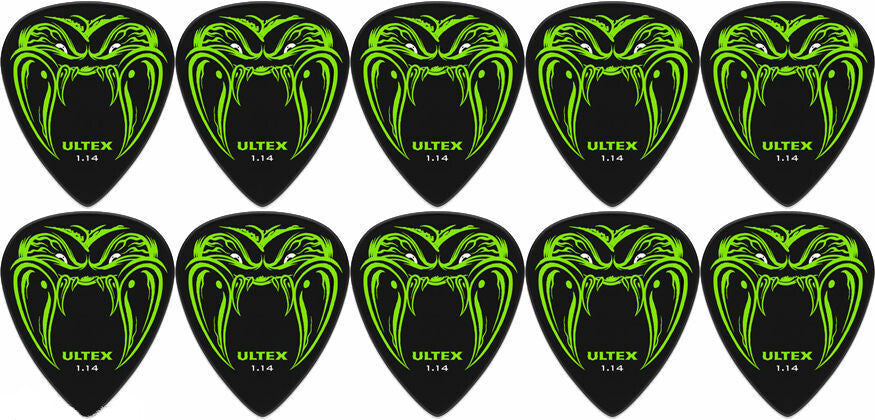 10 x Dunlop JAMES HETFIELD Black Fang 1.14mm Ultex Guitar Picks - Metallica