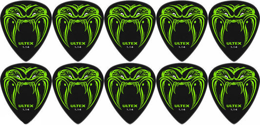 10 x Dunlop JAMES HETFIELD Black Fang 1.14mm Ultex Guitar Picks - Metallica