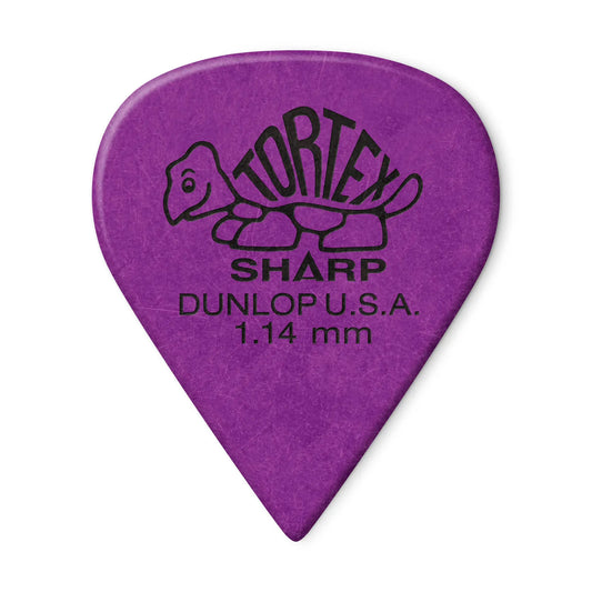 JIM DUNLOP 1.14MM TORTEX SHARP PICK  (Single)