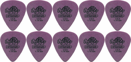 10 x Dunlop Tortex Standard 1.14mm Guitar Picks / Plectrums Free Post