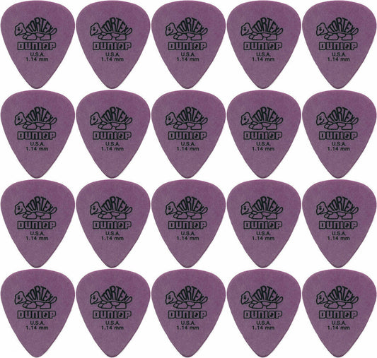 20 x Dunlop Tortex Standard 1.14MM Gauge Guitar Picks Free Post
