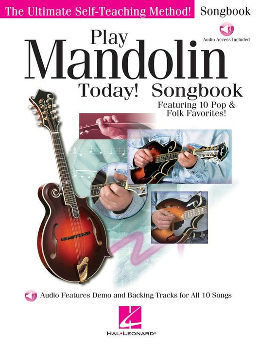 Play Mandolin Today Songbook — Book/Online Audio (Hal Leonard) Play Today Instructional Series