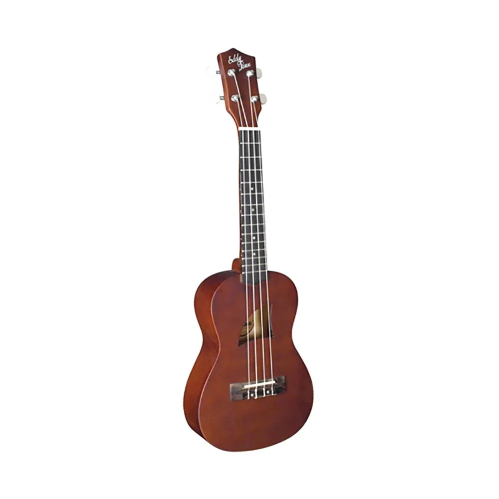 Eddy Finn Concert Ukulele - Basswood Top, Back & Sides, Satin Finish, 62cm Overall Length, Blackwood Fingerboard, Walnut Bridge