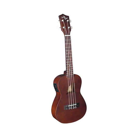 Eddy Finn Concert Uke - Basswood Matt Electric-1CE with Built-in Tuner and EQ System