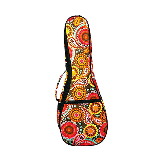 Eddy Finn Soprano Ukulele Bag with Detachable Straps, Heavy Duty Zippers, 6mm Padding, Accessory Pocket