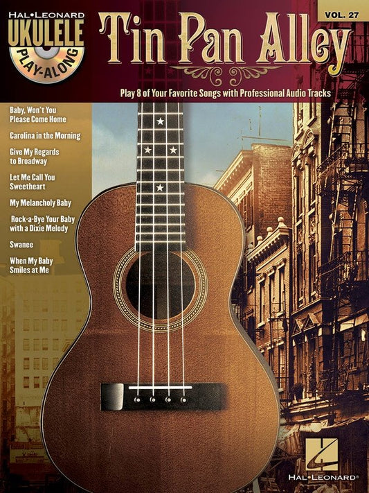 Tin Pan Alley — Ukulele Play-Along Vol. 27, Book/CD (Hal Leonard)