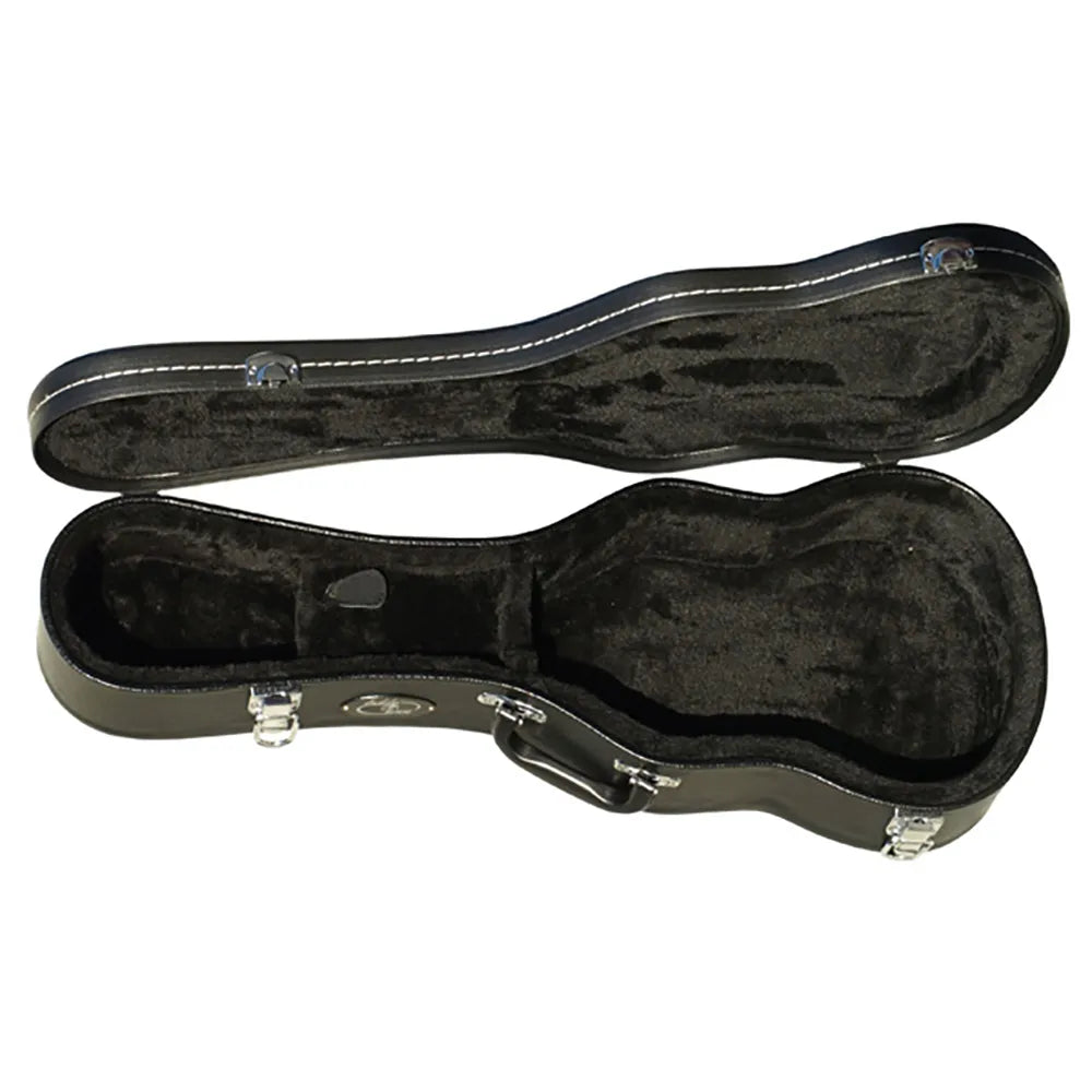 Eddy Finn Black Soprano Ukulele Hard Case 23" x 7.5" x 4.75"