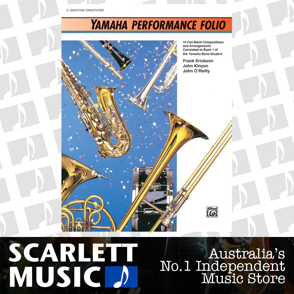 Yamaha Performance Folio for Eb Baritone Saxophone — view 2