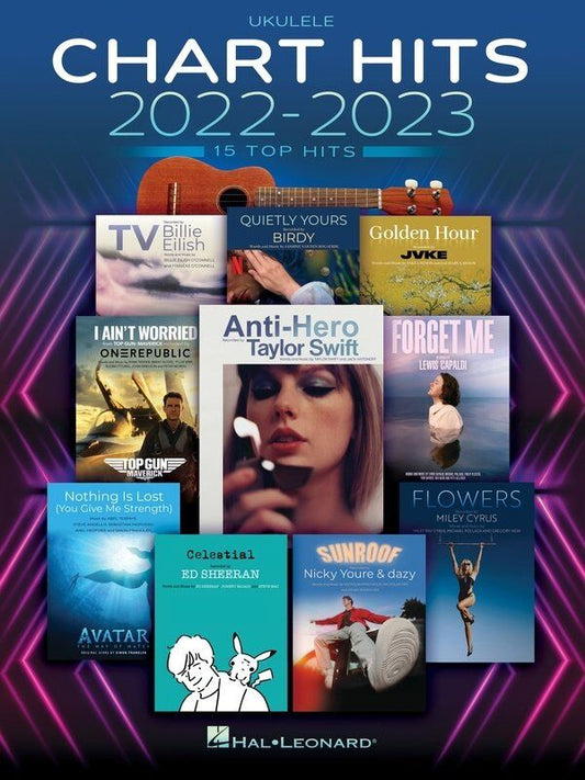 Chart Hits of 2022-2023 for Ukulele Songbook