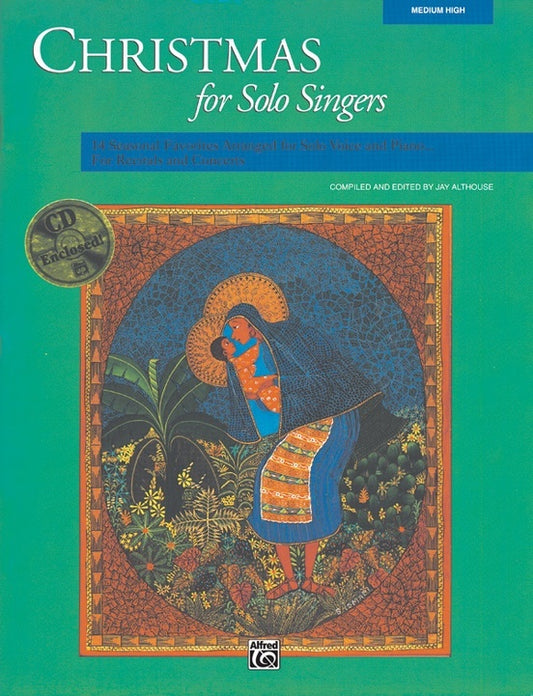 Christmas For Solo Singers Med/High Book/CD