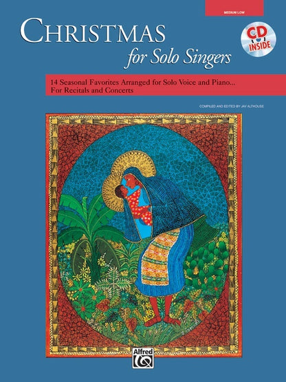 Christmas For Solo Singers Med/Low Book/CD