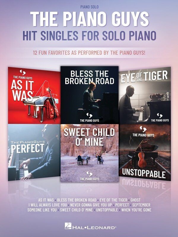 The Piano Guys Hit Singles for Piano Solo by Hal Leonard