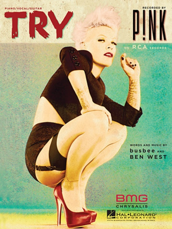 Pink - Try Pvg S/S Sheet Music (Guitar|Piano|Vocal)