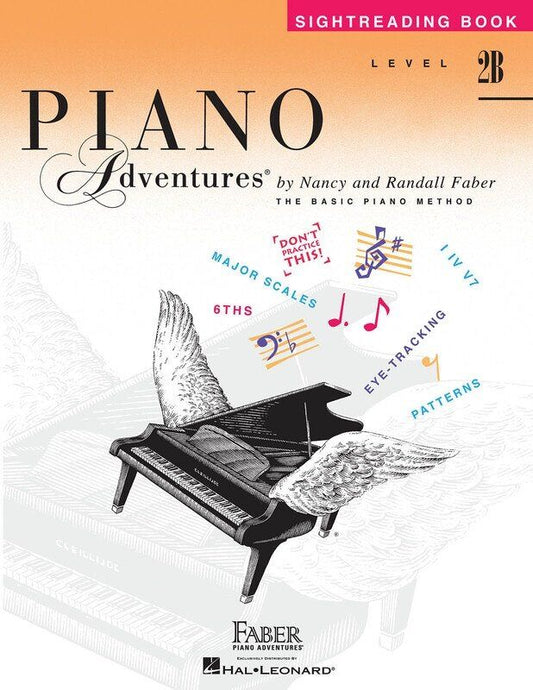 Piano Adventures Level 2B Sightreading Book by Faber Piano Adventures, 96 pages