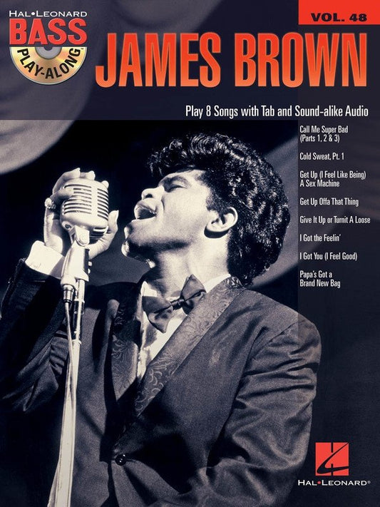 James Brown — Bass Play-Along Vol. 48, Book/CD (Hal Leonard)