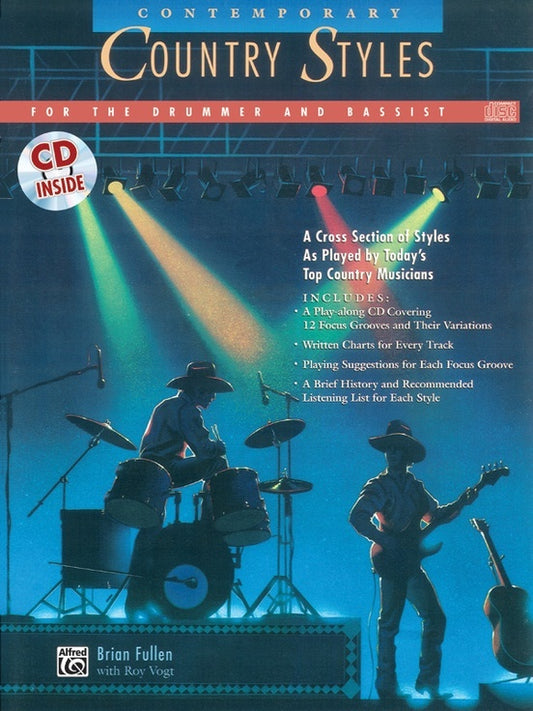 Contemporary Country Styles Drum/Bassist Book/CD