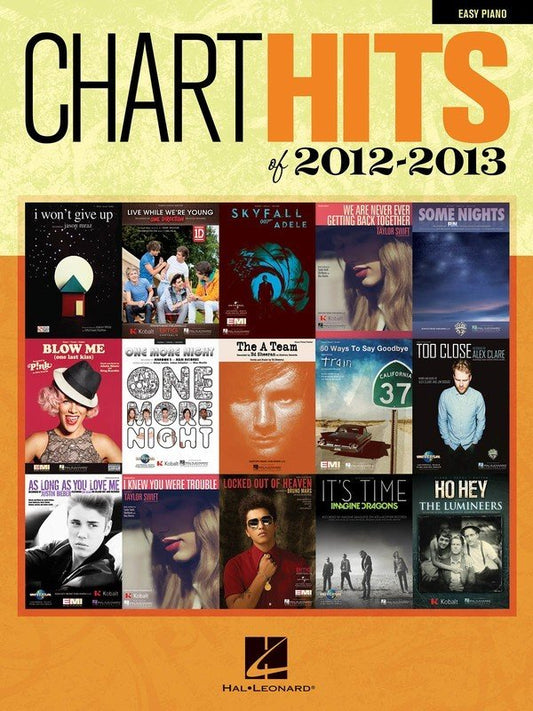 Chart Hits of 2012–2013 — Easy Piano (Hal Leonard)