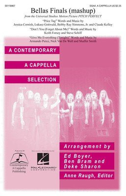 Bella's Finals Mash-Up (from Pitch Perfect) — SSAA A Cappella Choral Score, arr. Sharon (Contemporary A Cappella Publishing)