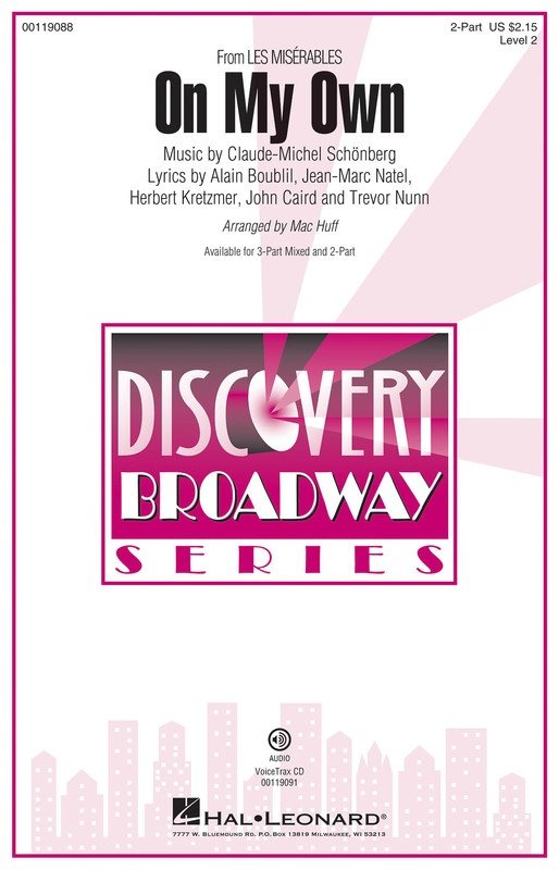 On My Own — 2-Part Choral Score (Hal Leonard) Discovery Choral