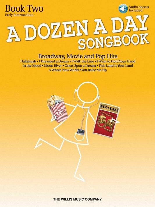 A Dozen a Day Songbook Book 2 — Piano, Book/Online Audio (Willis Music) A Dozen a Day