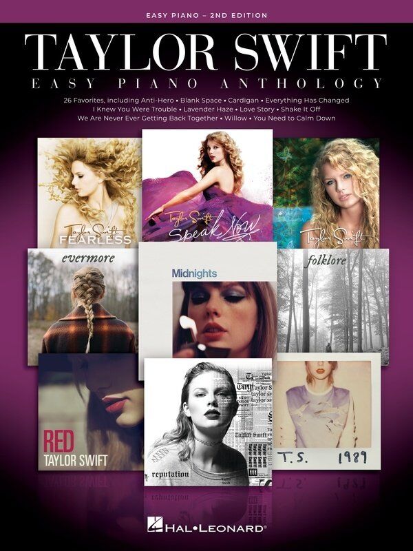 Taylor Swift Easy Piano Anthology 2nd Edition - 192 Pages