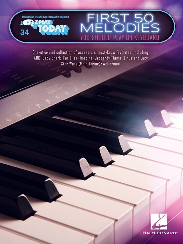 First 50 Melodies You Should Play on Keyboard E-Z Play 34 by Hal Leonard