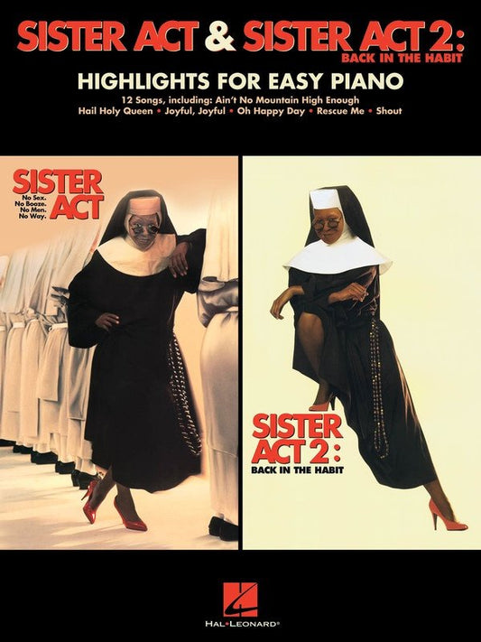 Sister Act 1 & 2 — Movie Selections, Easy Piano (Hal Leonard)