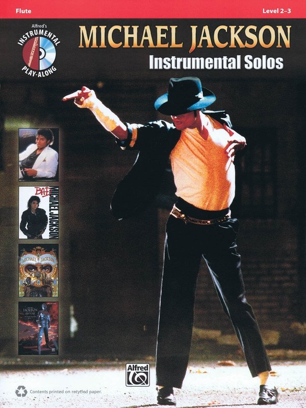 Michael Jackson Instrumental Solos — Flute, Book/CD (Hal Leonard) Instrumental Play-Along