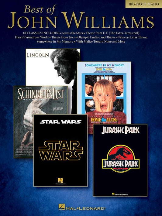 Best of John Williams Big Note Piano Sheet Music
