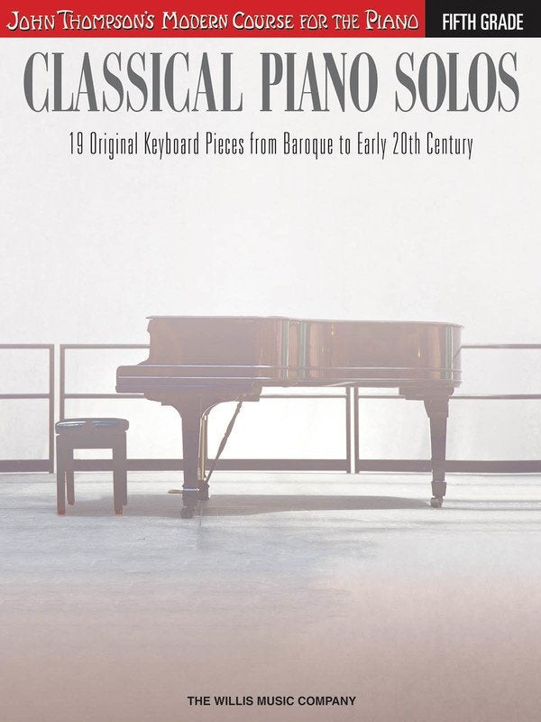 Classical Piano Solos Fifth Grade (Willis Music)