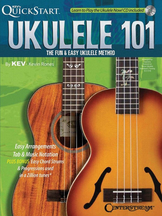 Ukulele 101 — TAB, Book & CD (Centerstream Publications)