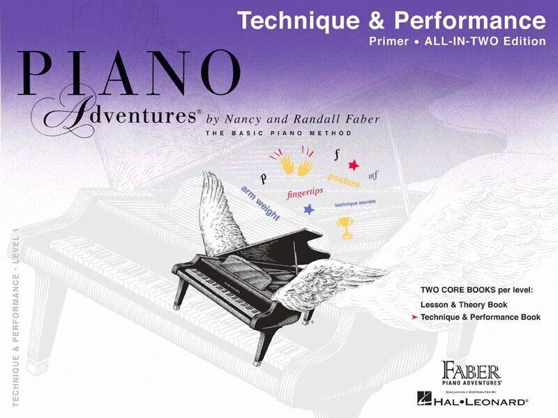 Piano Adventures All-In-Two Primer Technique & Performance Book