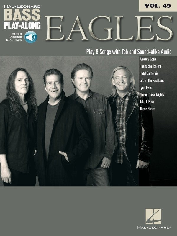 Eagles Bass Play-Along Vol. 49 — Book/Online Audio (Hal Leonard)