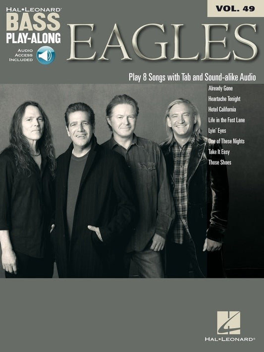 Eagles Bass Play-Along Vol. 49 — Book/Online Audio (Hal Leonard)