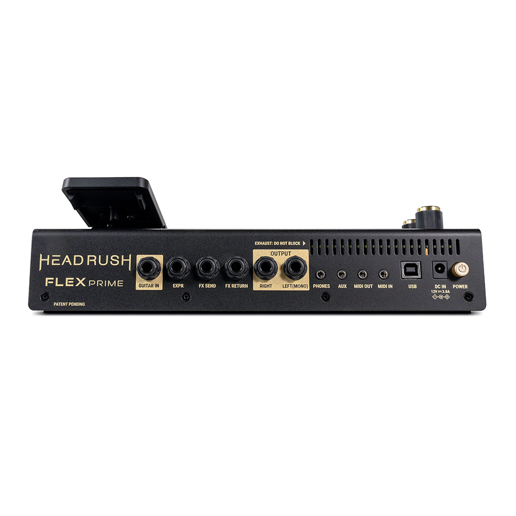 HeadRush Flex Prime Compact FX Pedalboard with 4" Touchscreen, WiFi, Bluetooth, 600+ Effects, and Built-in Expression Pedal — view 2