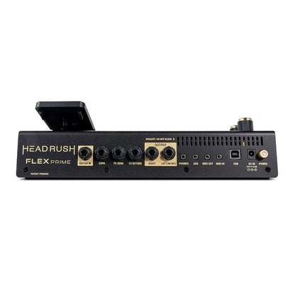 HeadRush Flex Prime Compact FX Pedalboard with 4" Touchscreen, WiFi, Bluetooth, 600+ Effects, and Built-in Expression Pedal — view 2