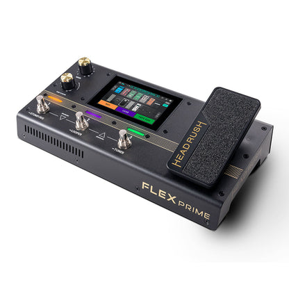 HeadRush Flex Prime Compact FX Pedalboard with 4" Touchscreen, WiFi, Bluetooth, 600+ Effects, and Built-in Expression Pedal — view 3