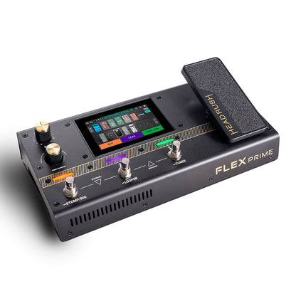 HeadRush Flex Prime Compact FX Pedalboard with 4" Touchscreen, WiFi, Bluetooth, 600+ Effects, and Built-in Expression Pedal — view 4