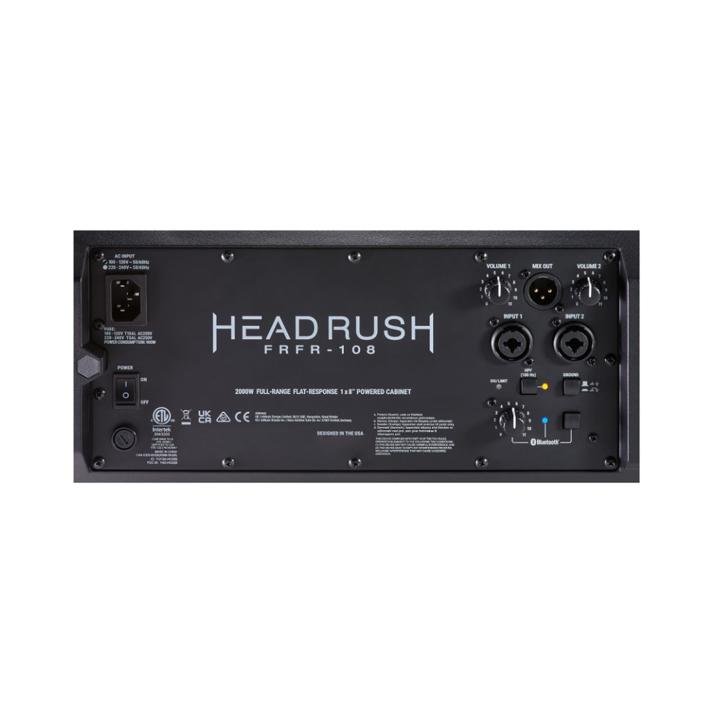 Headrush FRFR-108 MKII 2000 Watt 8-Inch Powered Speaker with Bluetooth — view 2