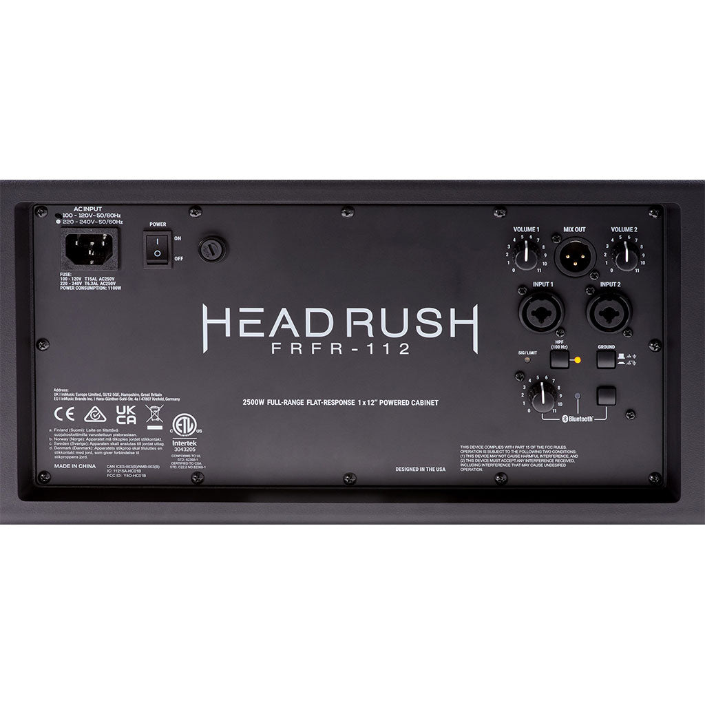 Headrush FRFR-112 MKII 2500 Watt 12-Inch Powered Speaker with Bluetooth — view 2