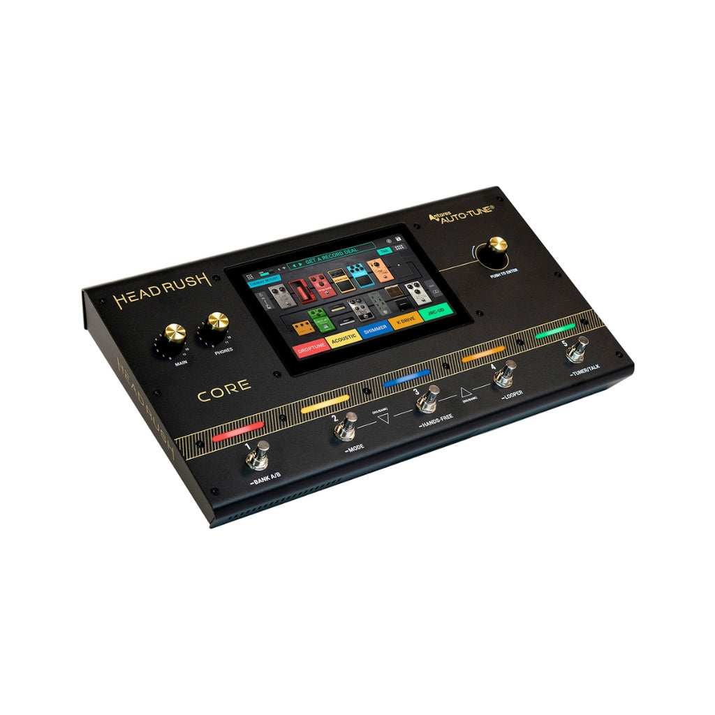 Headrush Core Compact FX Pedalboard with Mic In, WiFi, Bluetooth, Vocal FX, Antares Auto-Tune, 7-Inch Touch Display, Cloning Technology — view 2