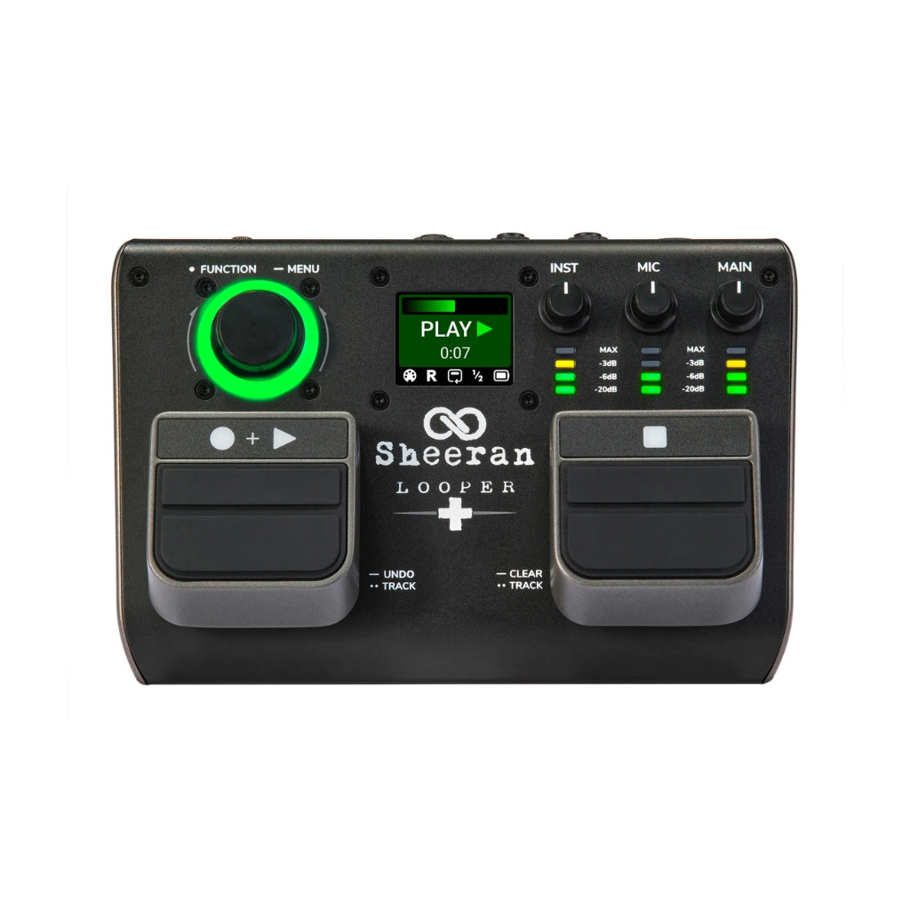 HeadRush Sheeran Looper+ Portable Dual-Track Looper Pedal with 3 Hours Loop Storage, 6+ Hours Battery Life, and USB Audio Interface