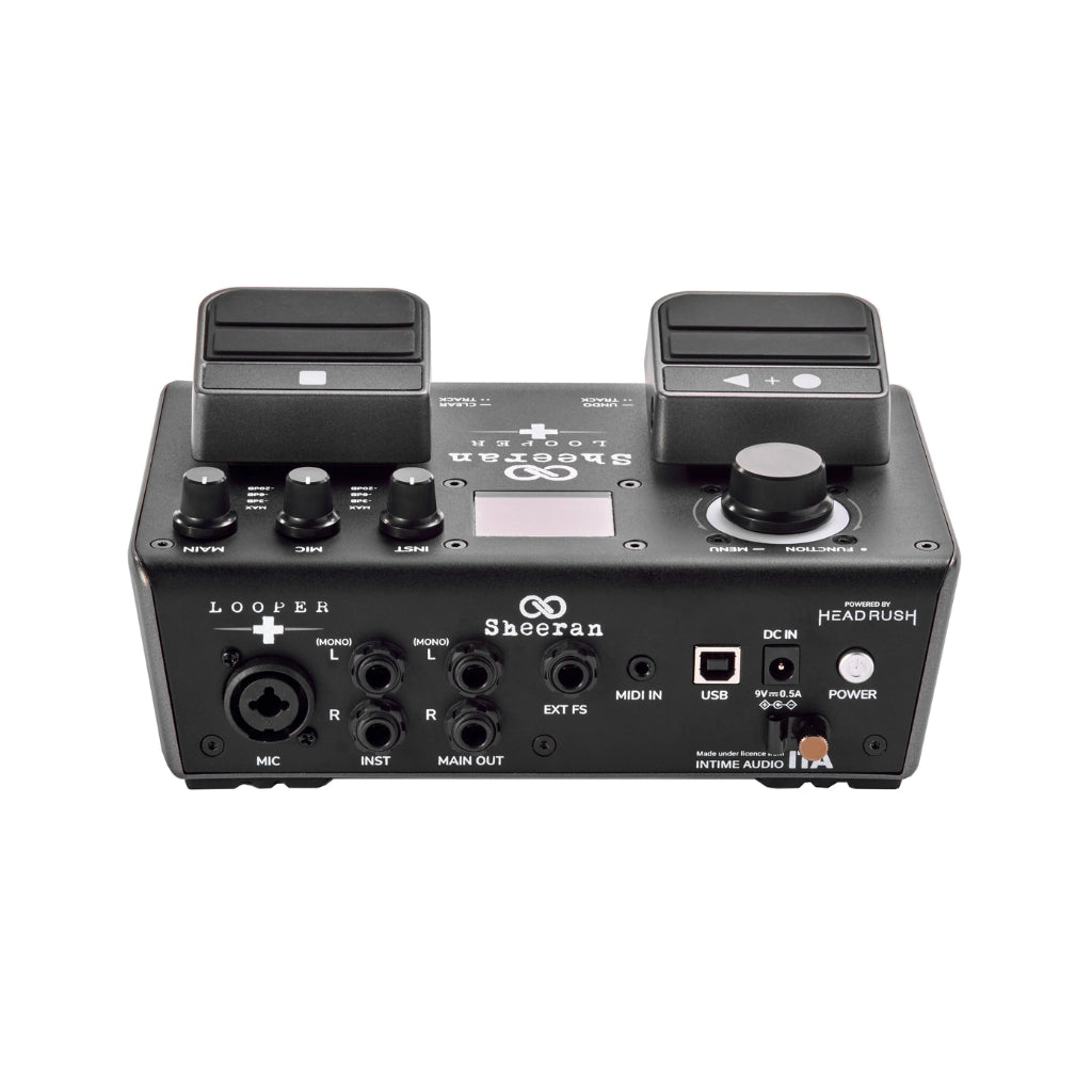 HeadRush Sheeran Looper+ Portable Dual-Track Looper Pedal with 3 Hours Loop Storage, 6+ Hours Battery Life, and USB Audio Interface — view 5